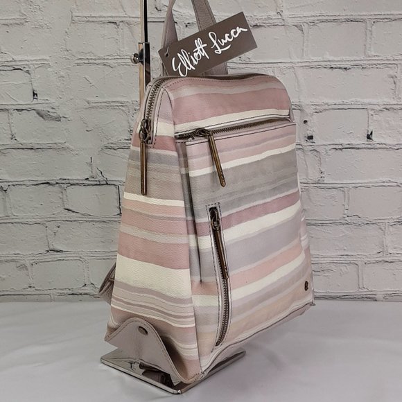 ELLIOTT LUCCA 'OLVERA' BACKPACK FULL SIZE MULTIPLE POCKETS  TOP STRAP - Picture 2 of 16